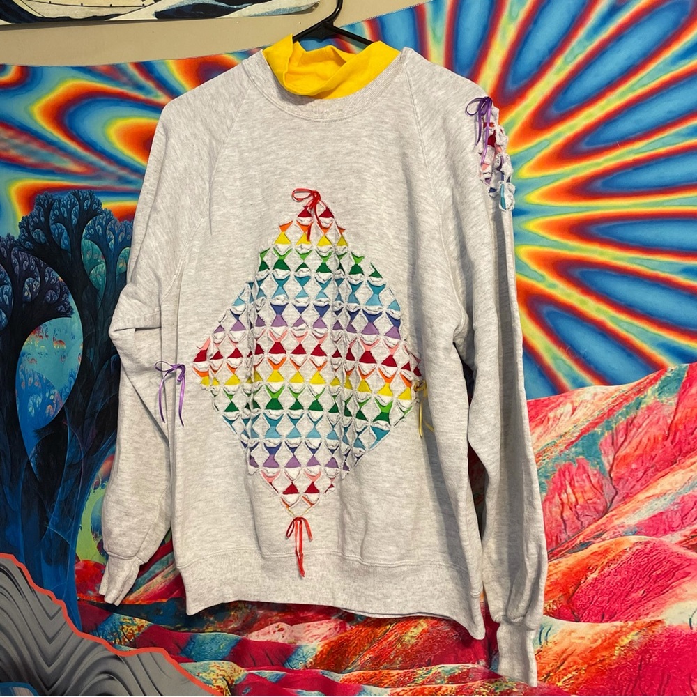 VTG Jerzees Rainbow Pullover
